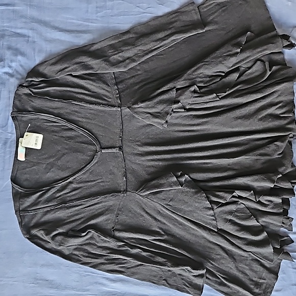 Free People Fp Beach Palm Tunic Black XS - Picture 1 of 7